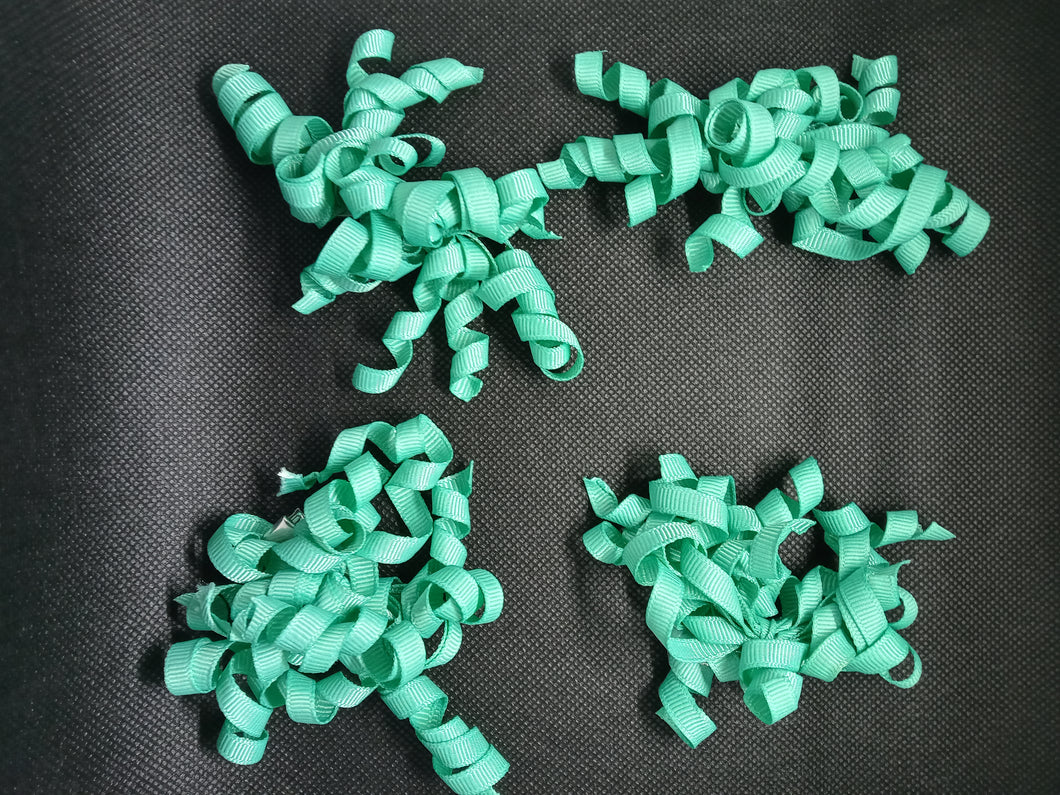 Girls' Clip-In Hair Spiral Bows