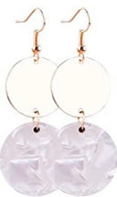 Load image into Gallery viewer, Circle Acrylic Earrings
