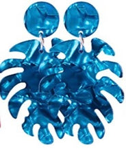 Load image into Gallery viewer, Acrylic Leaf Earrings
