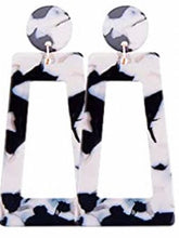 Load image into Gallery viewer, Rectangle Acrylic Earrings
