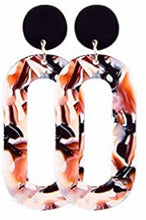 Load image into Gallery viewer, Acrylic Resin Drop Dangle  Bohemian  Earrings
