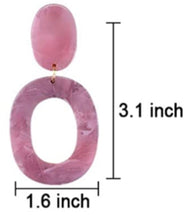 Load image into Gallery viewer, Large Acrylic Earrings
