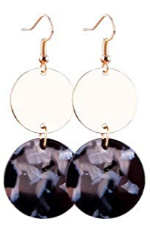 Circle Acrylic Earrings