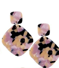 Load image into Gallery viewer, Square Acrylic Earrings
