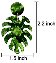 Load image into Gallery viewer, Acrylic Leaf Earrings
